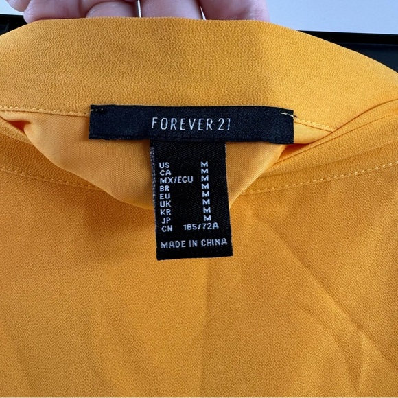 Forever 21 Mango Orange Wrap Skirt – Side Tie, Size Medium - Picture 2 of 5